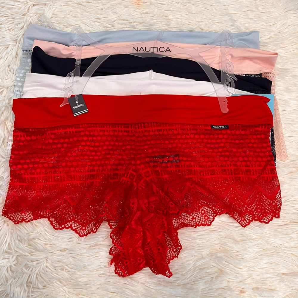 Náutica 5 poco‎ of lace boyshorts size 2X